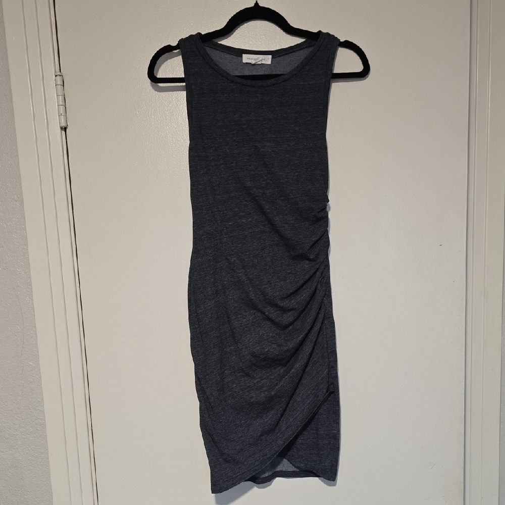 Treasure & Bond Dark Gray Sleeveless Mini Dress